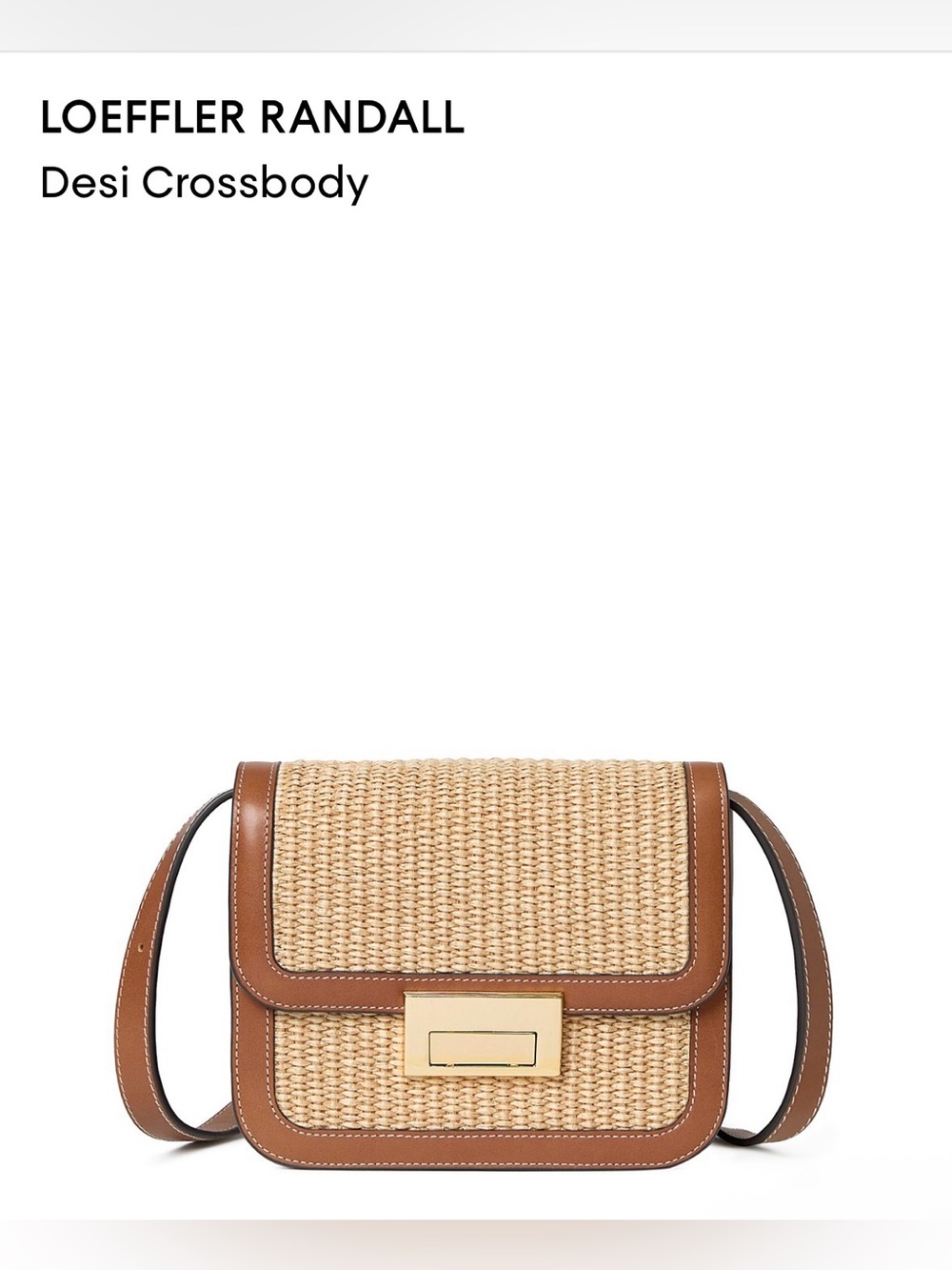 Loeffler Randall Desi C/B. Natural/Gold.